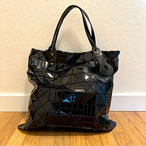 Bao Bao Issey Mikaye ‘Lucent’ Tote Knockoff Black